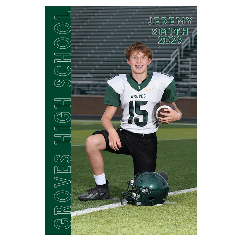 Individual Vinyl Poster (2ft x 3ft) *DO NOT PURCHASE THIS ITEM FOR SENIOR BANNERS